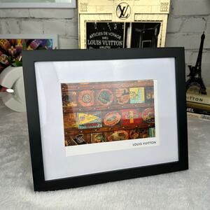 Louis Vuitton Post Card Framed for decor